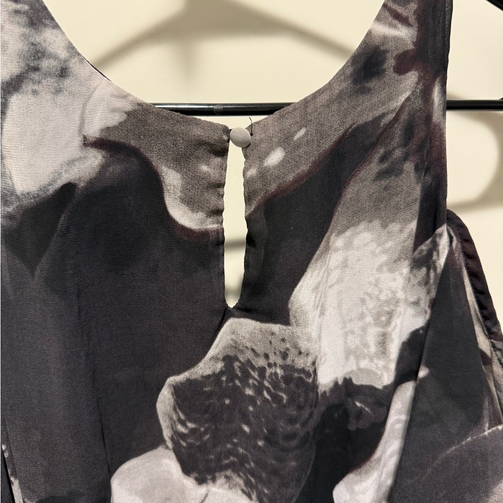 Colleen Lopez cold shoulder Black and Gray Maxi Dress - Picture 4 of 6